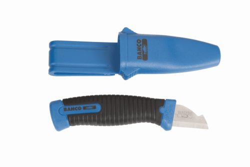 BAHCO Kábelcsupaszító kés, tokkal balos 150 mm
