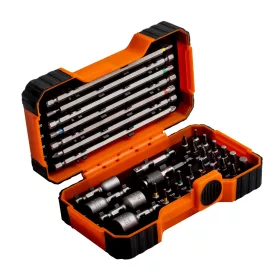 Set de biți BAHCO cu cod de culoare, 35 de piese