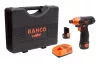 Șurubelniță de impact fără fir BAHCO de 1/4" cu mandrină fără cheie, 105 Nm, 12 V
