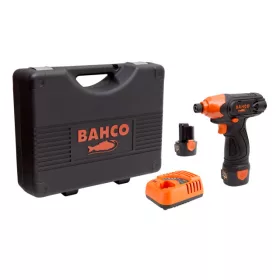   Șurubelniță de impact fără fir BAHCO de 1/4" cu mandrină fără cheie, 105 Nm, 12 V
