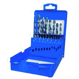   ECEF Fémcsigafúró készlet HSS-Co5, 1-10/0,5 mm (19 részes) fémdobozos