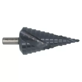 ECEF Lépcsősfúró 4-39mm HSSE+TiALN, csavart élű