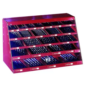   ECEF Fémcsigafúró HSS-R 135° profi, TeKno Xp, DIN338 display (880 részes)