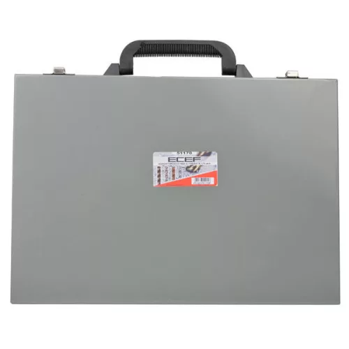 ECEF Fémcsigafúró HSS-G 135° profi, TeKno Xp, DIN338 készlet, 170 részes fémdobozban.