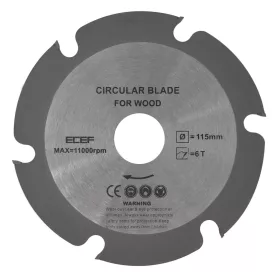 ECEF Vídiás Faipari Körfűrész tárcsa, vastag fához, durva vágás 230 mm 22,23 mmX12