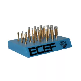   ECEF gyémántfúró készlet száraz fúráshoz (19 részes)