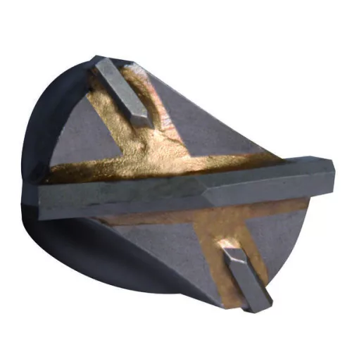 Burghiu cu ciocan rotopercutor ECEF, SDS-Max cu muchie dreaptă, Quadro X, 32x570-460 mm