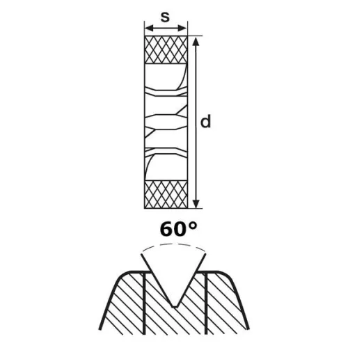 ECEF Menetmetsző finommenet HSS M10x1,00x30