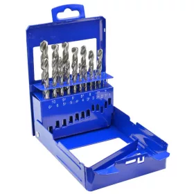   ECEF Fémcsigafúró HSS-G DIN338 készlet HSS-G, 1-10 mm 19 részes ROSE BLUE