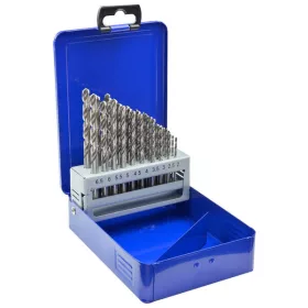   ECEF Fémcsigafúró HSS-G DIN338 készlet HSS-G, 2-6,5 mm 36 részes