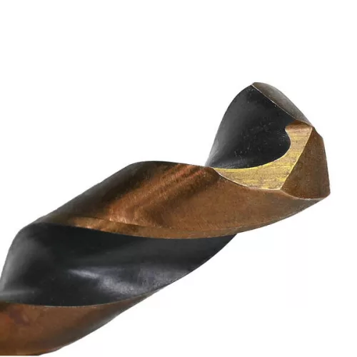 Burghiu metalic ECEF HSS-G M2, Auriu Negru DIN338 1,30 mm