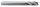 Freză frontală ECEF HSS-M2, DIN327 16x16x92x32 mm