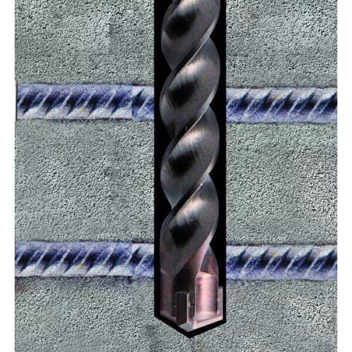 ECEF Ütvefúrószár dupla spirál 4+, SDS Plus,  5,5x160/100 mm