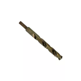   Burghiu spiralat pentru metal ECEF HSS Cobalt 5%, DIN338 cu coadă redusă 16.50/10 mm