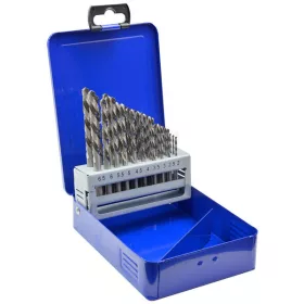   ECEF Fémcsigafúró készlet balos HSS-G, 2-6,5 mm (36 részes)