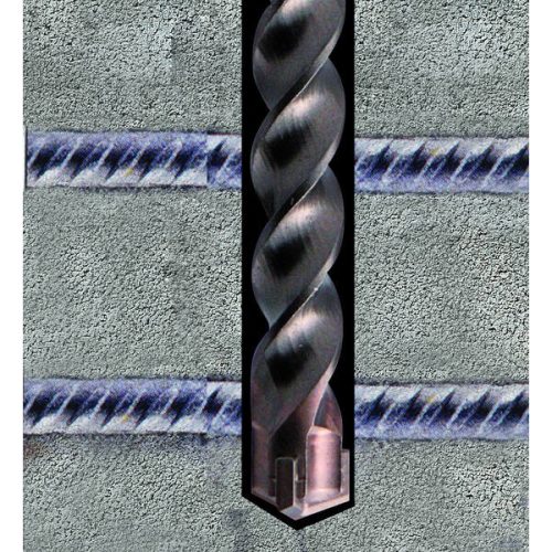 Burghiu cu percuție ECEF, spirală dublă, SDS Plus, 5x160/100 mm