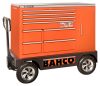 Cărucior scule gol BAHCO Mobil XXL cu 9 sertare și dulap lateral (RAL-2009) portocaliu