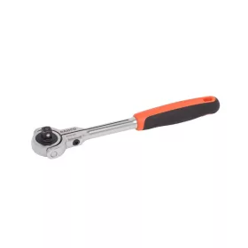 Cheie cu clichet cu cap articulat BAHCO de 3/8", 223 mm