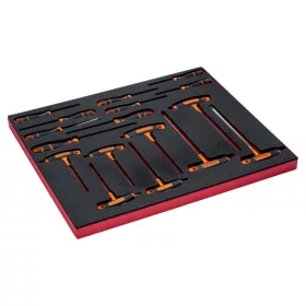   BAHCO 3/3 Szerszámösszeállítás: TORX® csavarhúzó és T-kulcs készlet, 17 részes