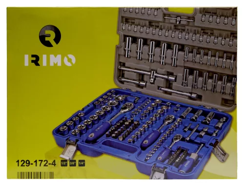 Set chei tubulare IRIMO 1/4" + 3/8" + 1/2", 172 bucăți
