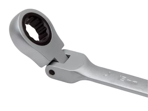 Cheie inelară cu clichet IRIMO cu cap articulat, 13 mm