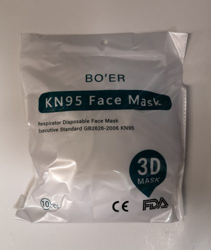 Szájmaszk KN95 (FFP2) 5 rétegű