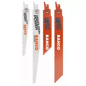   BAHCO Orrfűrészlap Kemény fémekhez, és bontási munkálatokhoz. (5 db)