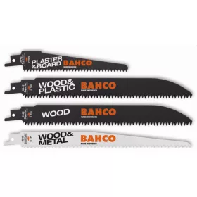   BAHCO Orrfűrészlap fához, műanyaghoz HCS indukciósan edzett MIX (5 db)