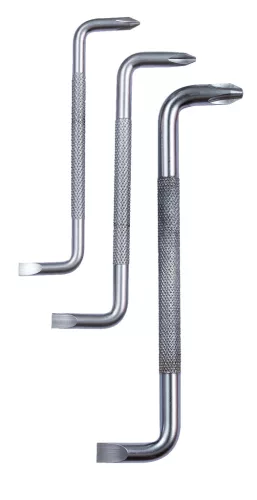 IRIMO hajlított csavarhúzó készlet (3 darabos)