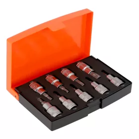 Set chei tubulare BAHCO Torx, 1/2, scurte, 9 bucăți