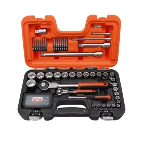   Set chei tubulare BAHCO 1/4" și 1/2" cu cap pivotant 79 piese