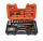 Set chei tubulare BAHCO 1/4" și 1/2" cu cap pivotant 79 piese