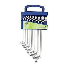   IRIMO Hajlított fejű csillagkulcs készlet, metrikus, 6-22 mm, 8 részes