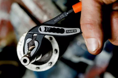 Clește pentru pompe de apă BAHCO, mâner din PVC, 250 mm