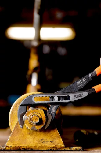 Clește pentru pompe de apă BAHCO, mâner din PVC, 250 mm