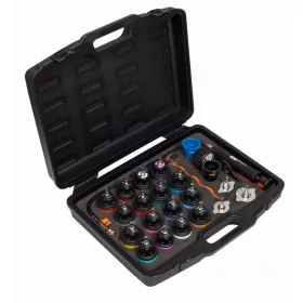 BAHCO Hűtőrendszer nyomás teszttelő készlet 24 részes