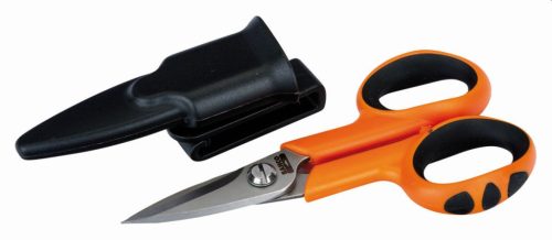 BAHCO Villanyszerelő olló, tokkal 140 mm
