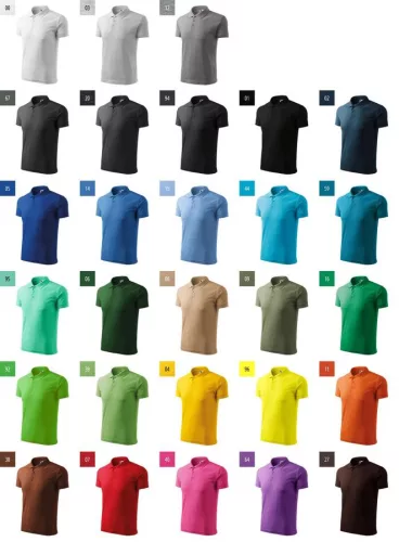 Tricou polo Pique pentru bărbați, turcoaz, XL