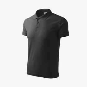 Tricou polo Pique cu guler pentru bărbați, abanos, M