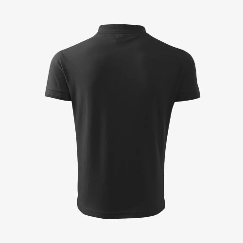 Tricou polo Pique cu guler pentru bărbați, abanos, M