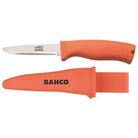   BAHCO kés rozsdamentes pengével, fluoreszkáló markolat 220 mm