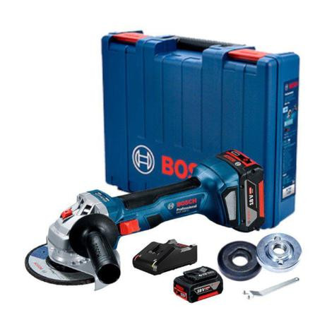 Polizor unghiular cu acumulator BOSCH GWS 180-LI 2x4.0Ah L-Boxx