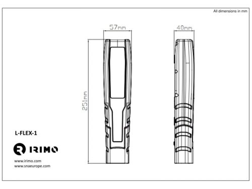 Lampă LED IRIMO SMD FLEXIBILĂ MAGNETICĂ, max. 400 lumeni