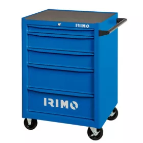 Cărucior scule IRIMO gol cu 5 sertare (RAL-5002) albastru