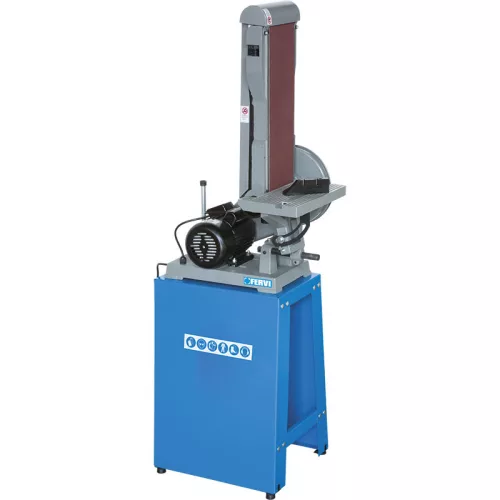 FERVI TILTING BELT SANDER WITH BENCH