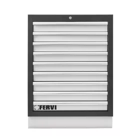 FERVI Szerszámos szekrény, 9 fiókkal 680x458x910 mm