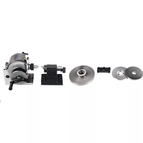FERVI SEMI UNIVERSAL DIVIDING HEAD WITH TAILSTOCK AND DIVIDING PLATES