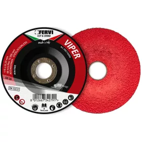 FERVI Fíbertárcsa 125 mm Z36 Ceramic, VIPER SEMI FLEXIBLE