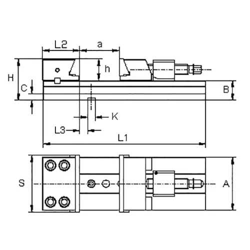FERVI nagy pontosságú acélsatu 125/150 mm