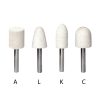 Pâslă pentru ace FERVI, formă A, D=10 mm, H=14 mm, tijă=6 mm